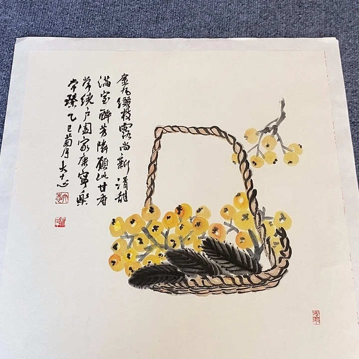 国画纯手绘写意画作50*50