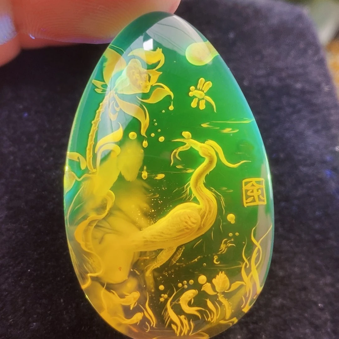 【闪购商品】金珀吊坠(不含链)未镶嵌