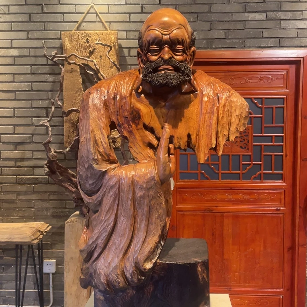 精品达摩摆件作品