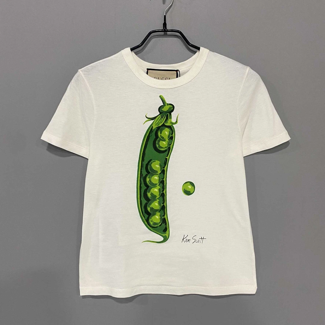 99新 GUCCI/古驰 豌豆短袖T恤/xs码/17382