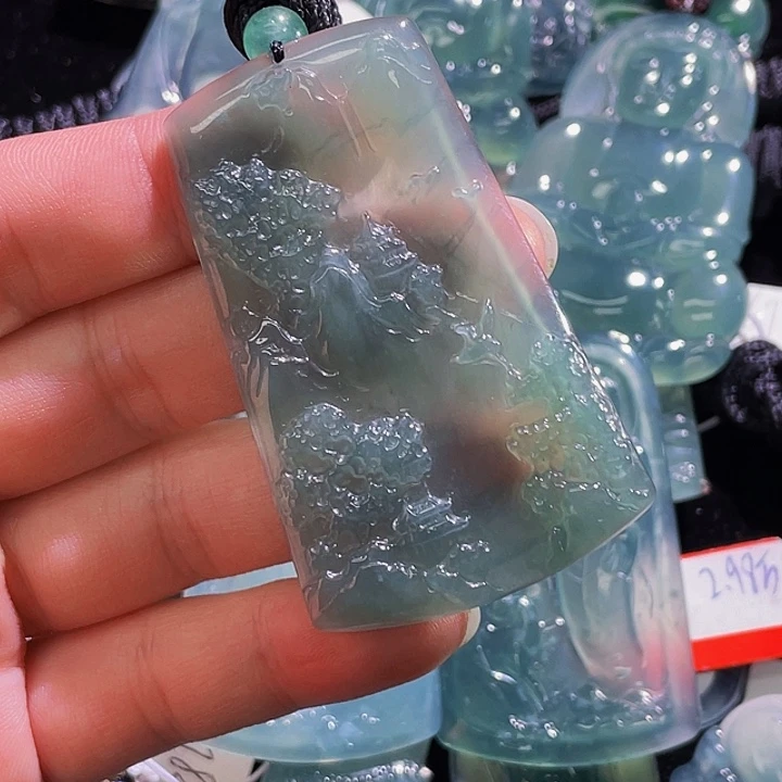 翡翠颈饰未镶嵌68，