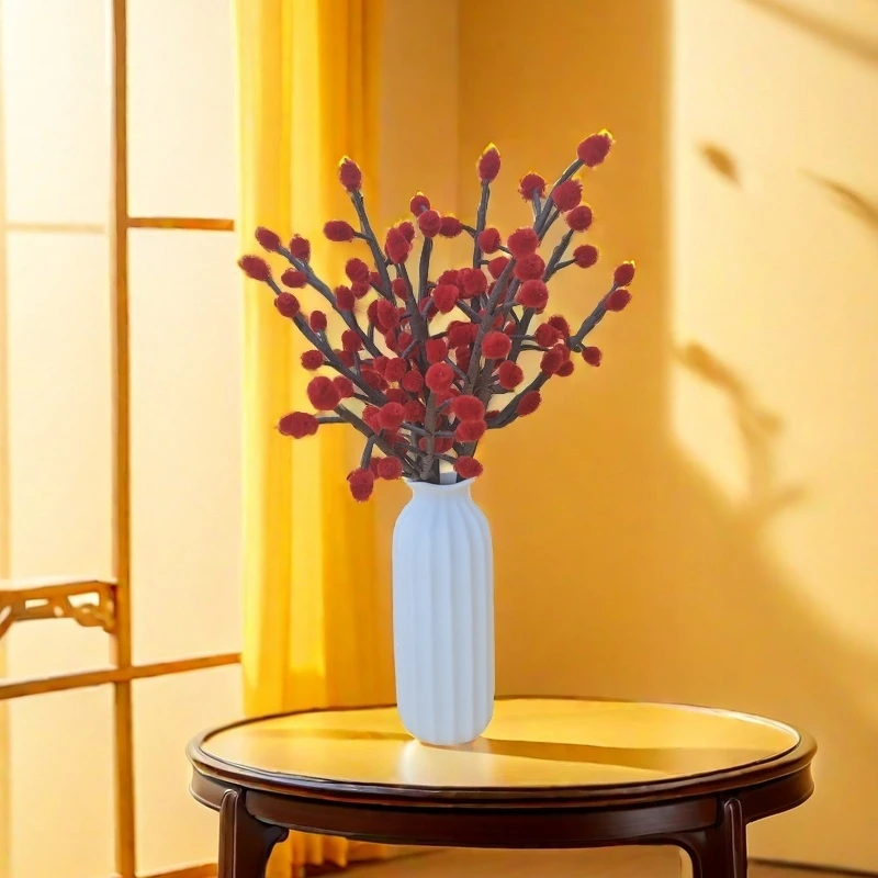 纯手工发财果仿真花扭扭棒成品婚庆创意装饰办公室客厅仿真花摆件