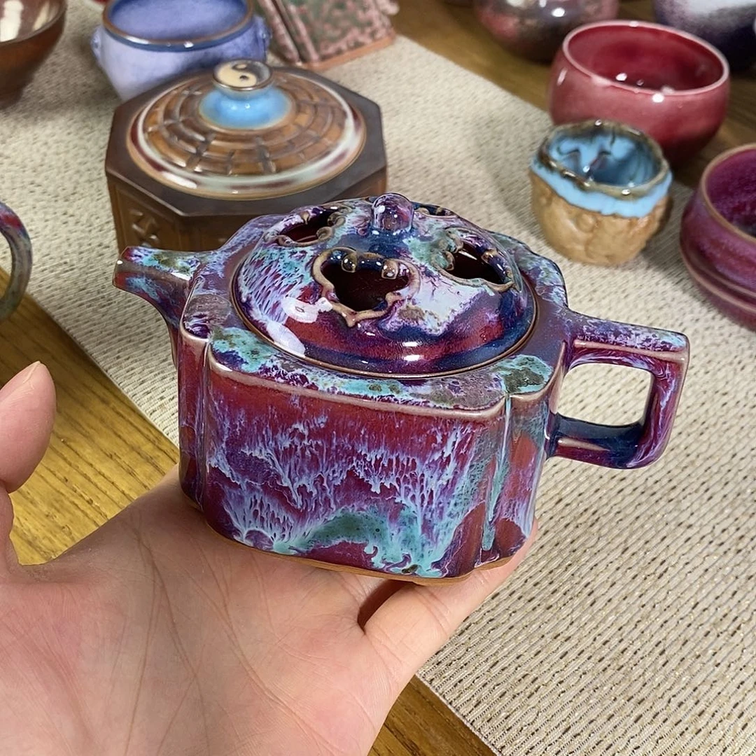 神垕钧瓷茶壶6666