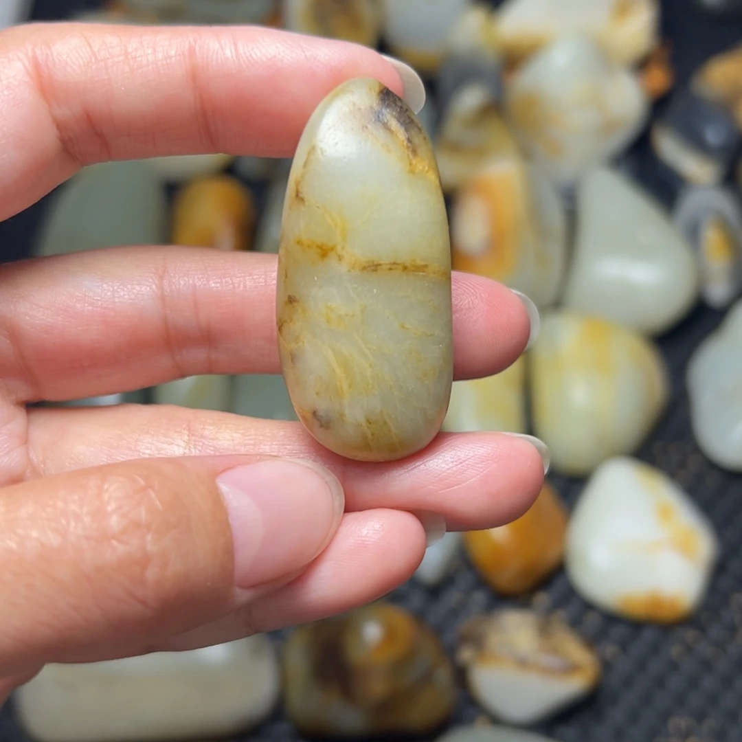 和田玉未镶嵌挂件A69