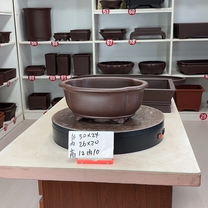 紫砂花盆海棠小盆