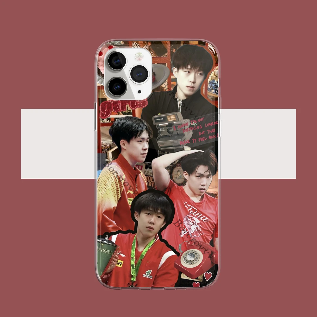 适用王楚钦高级感乒乓球运动员 个性于苹果15安卓华为OPPOv手机壳