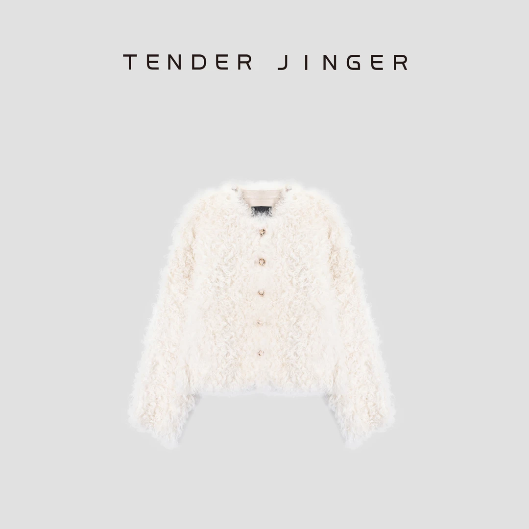 Tender Jinger｜线下专供气质保暖羊毛皮毛一体皮草外套T54YLY670Y