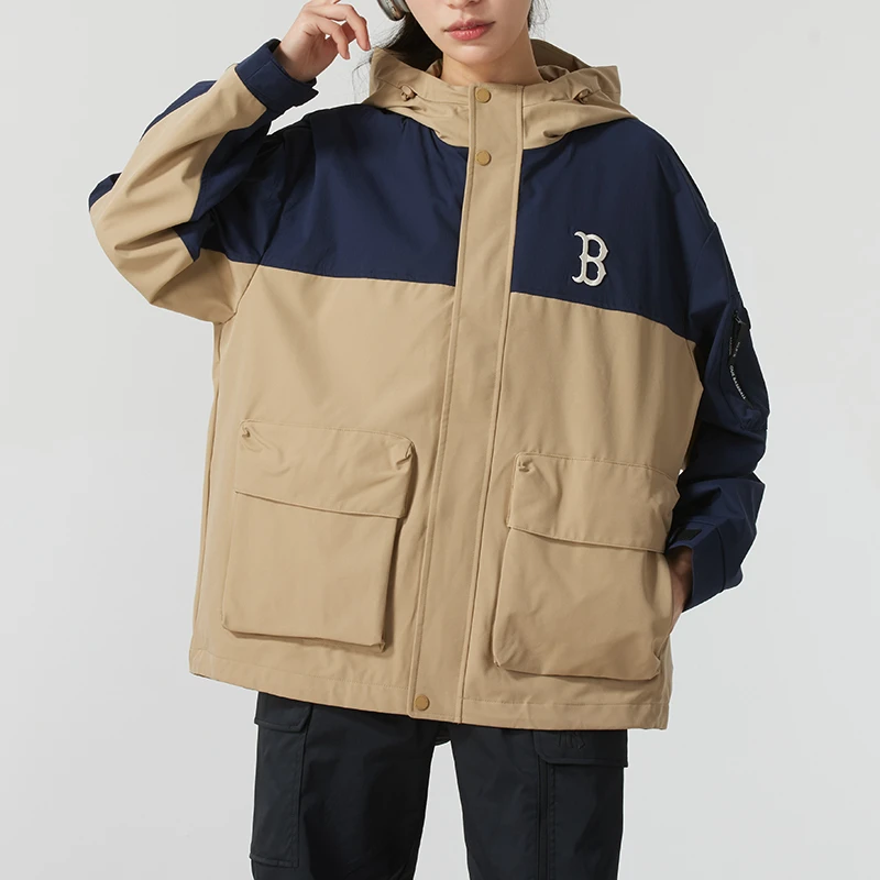 MLB【明星同款】外套男装女装2025新款情侣装梭织夹克3AWJB0551