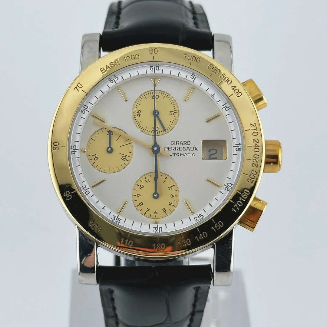 95新 Zhibai/芝柏 旅行者7000/38mm/自动机械男表