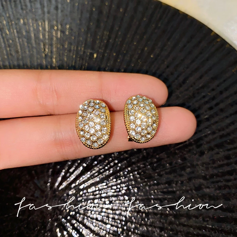 合金锆石耳饰 (A079)韩系新款网红个性轻奢设计感耳环耳饰耳钉