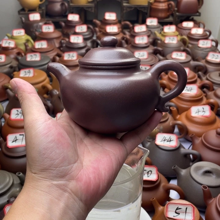 茶壶紫砂宜兴紫砂半手工