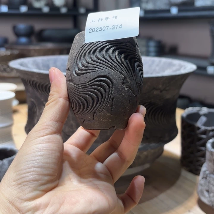 瑕疵内口4高7块根植物盆