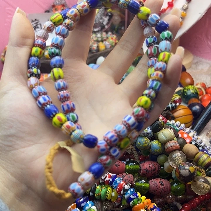 琉璃颈饰尼泊尔琉璃