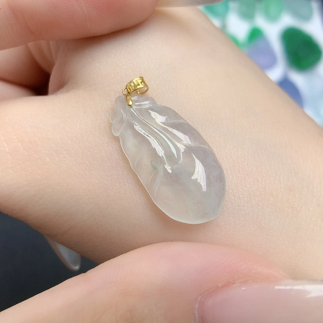 翡翠颈饰18K金镶嵌888888888888