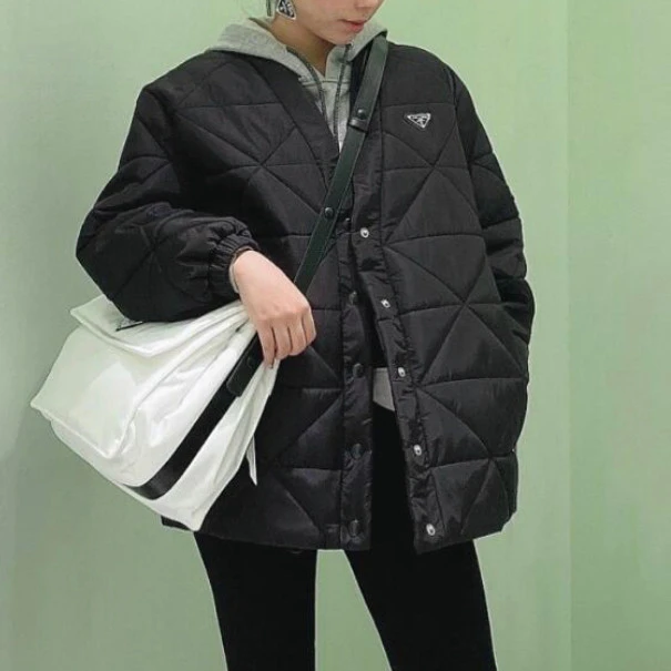 99新 Prada/普拉达 棉服外套/42码/Xspr3456