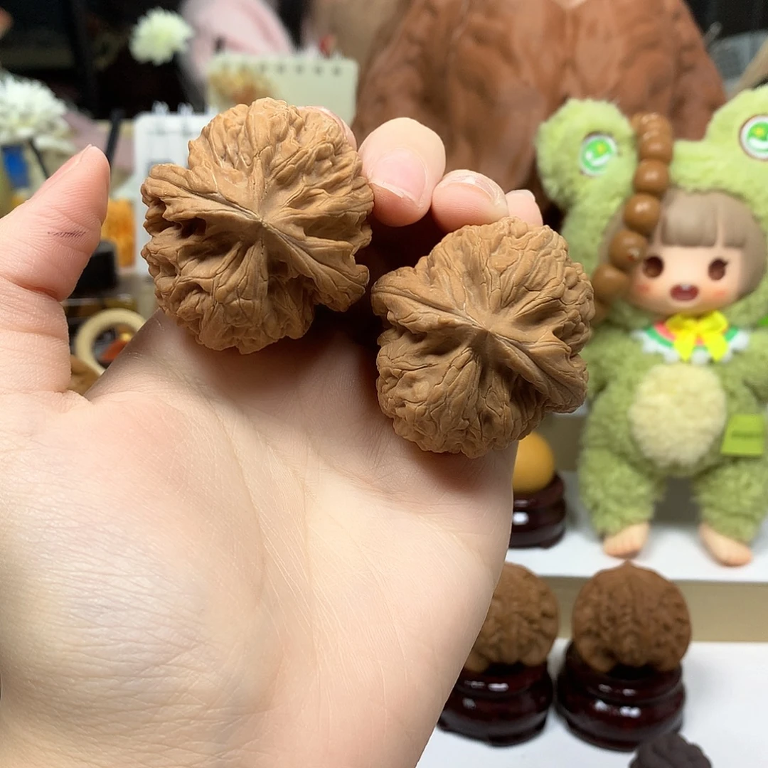 桃核吊坠44尺全品红锦鲤