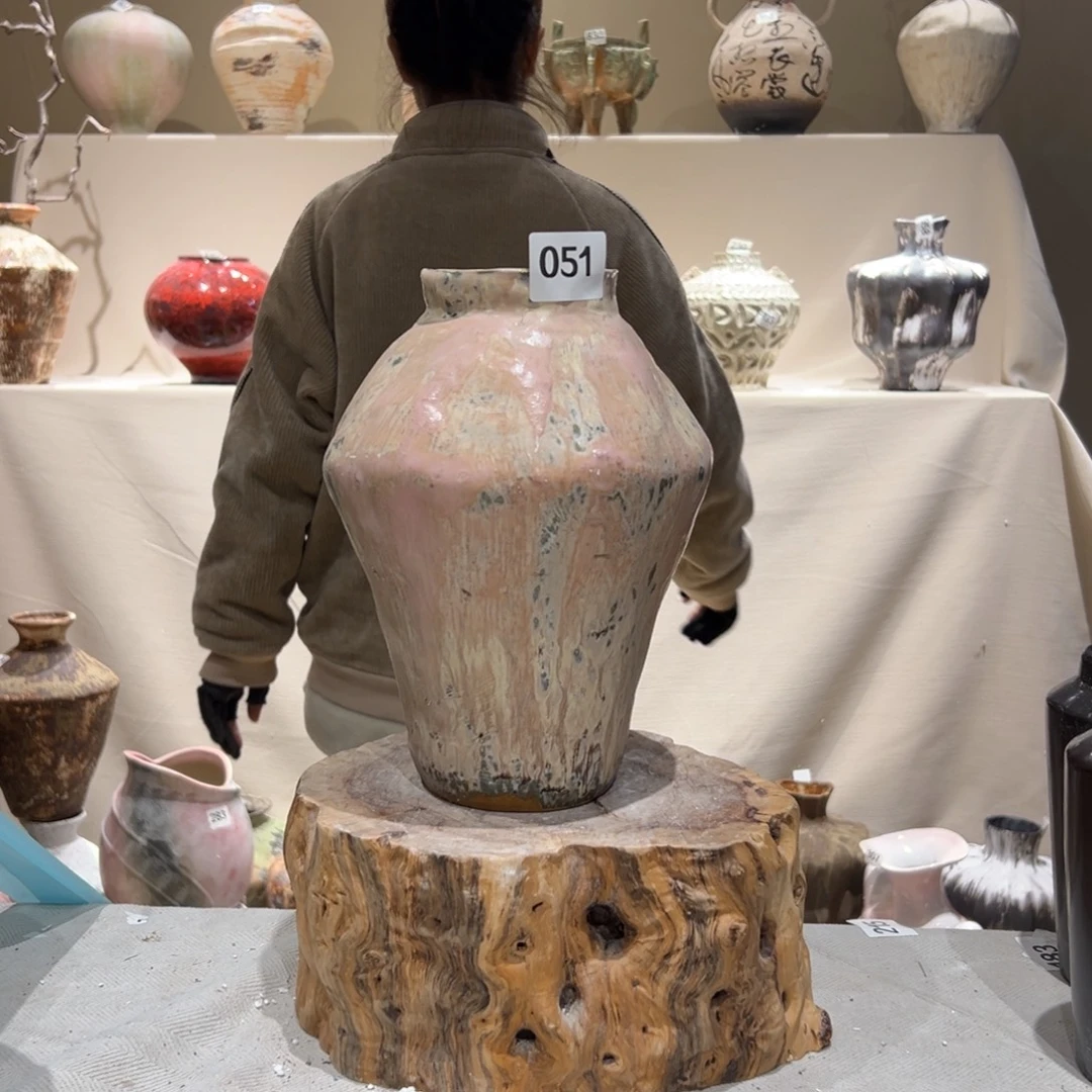 景德镇高温陶瓷51花瓶摆件花瓶摆件