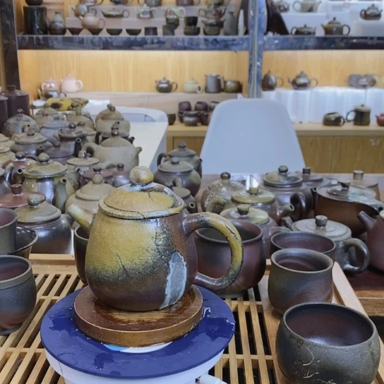 【闪购商品】钦州泥兴陶纯柴烧壶马**功