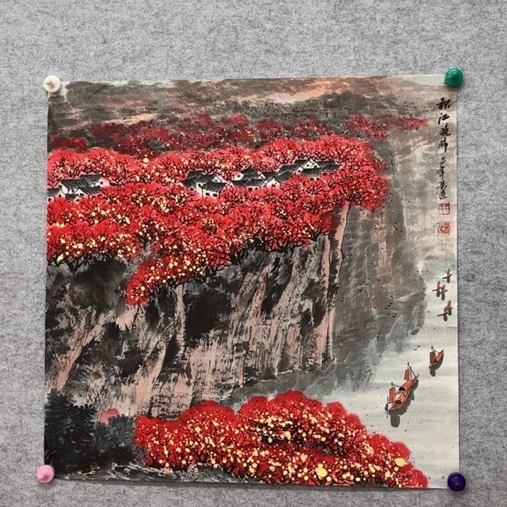 国画花鸟的翅膀和翅膀是一样长