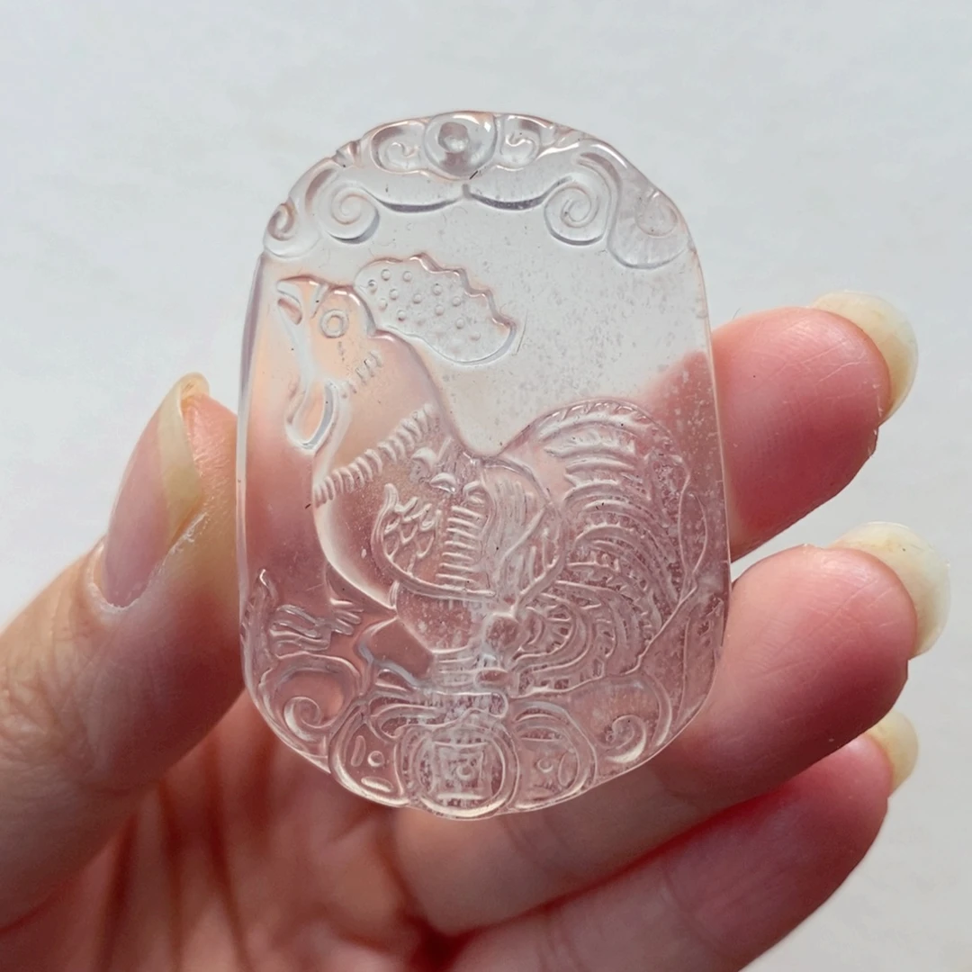 颈饰未镶嵌石英质玉
