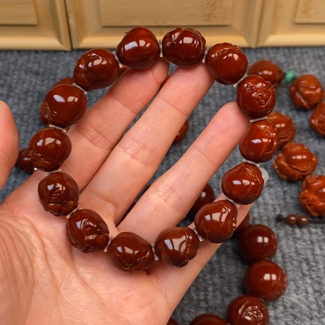 全***儿手串/手链橄榄核弥勒