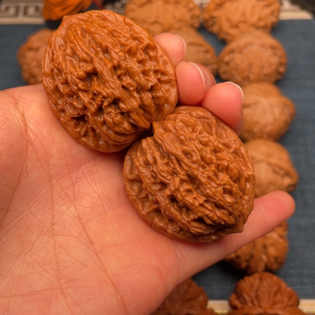 文玩核桃把件38全品精品虎头