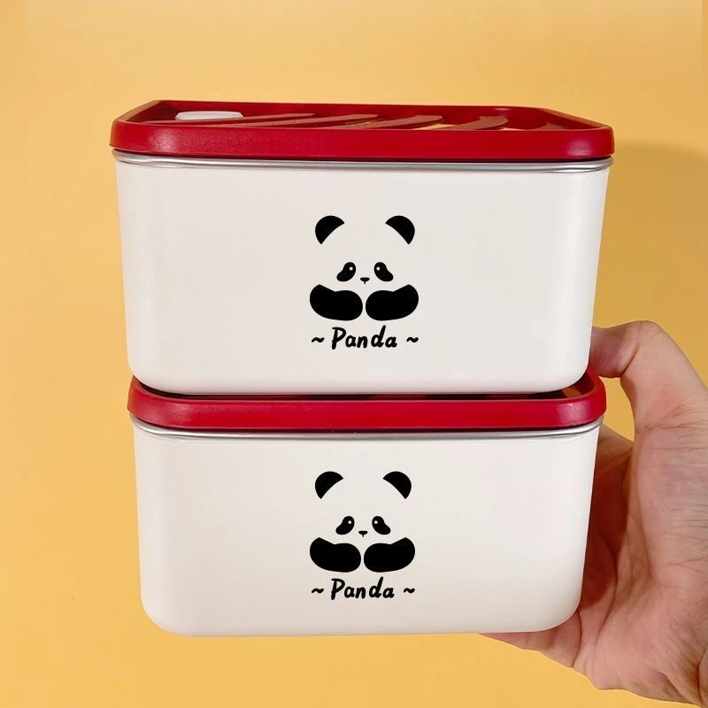 【国宝熊猫】可微波316不锈钢保温饭盒上班族加热便当盒水果学生