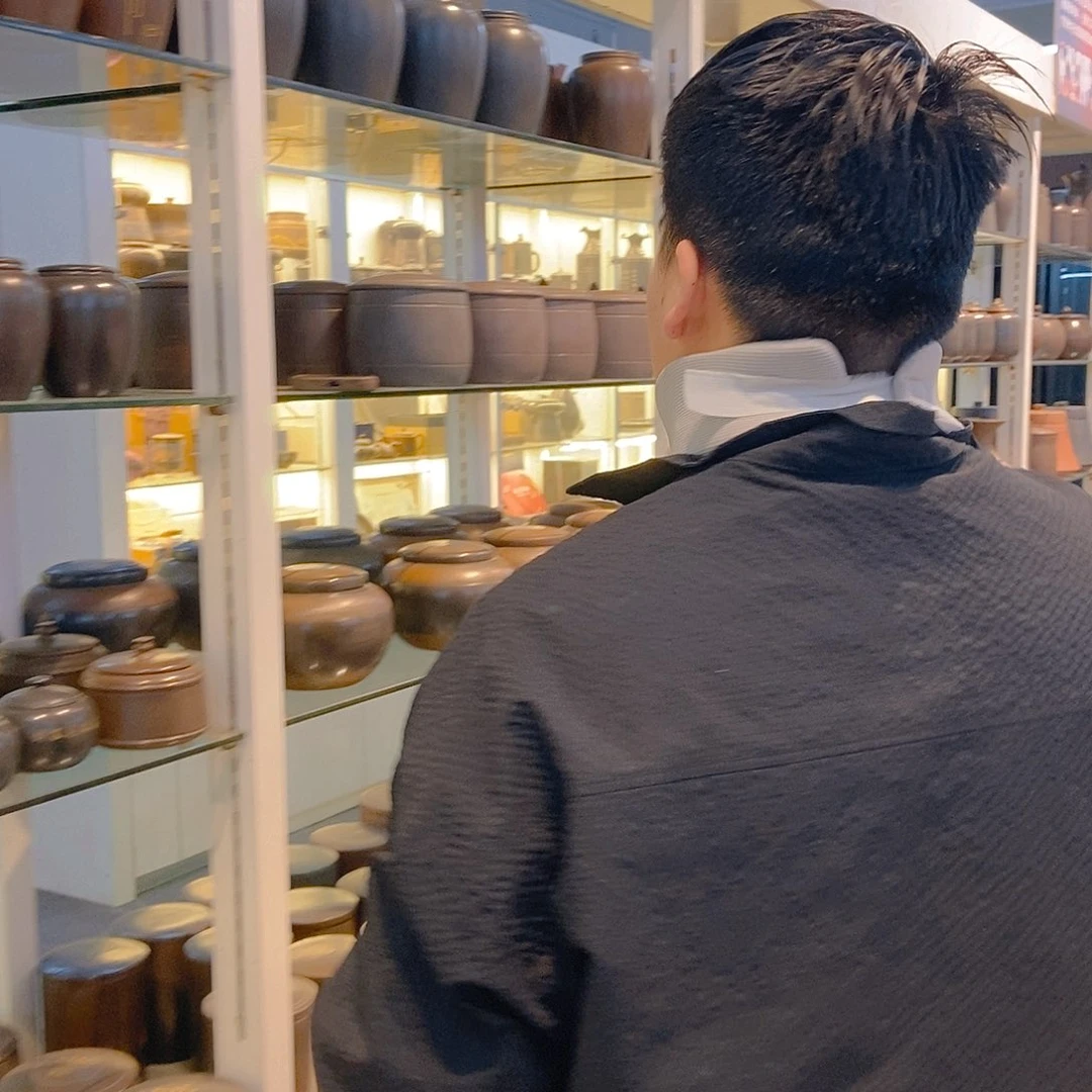 原矿泥坭兴陶茶叶罐半斤