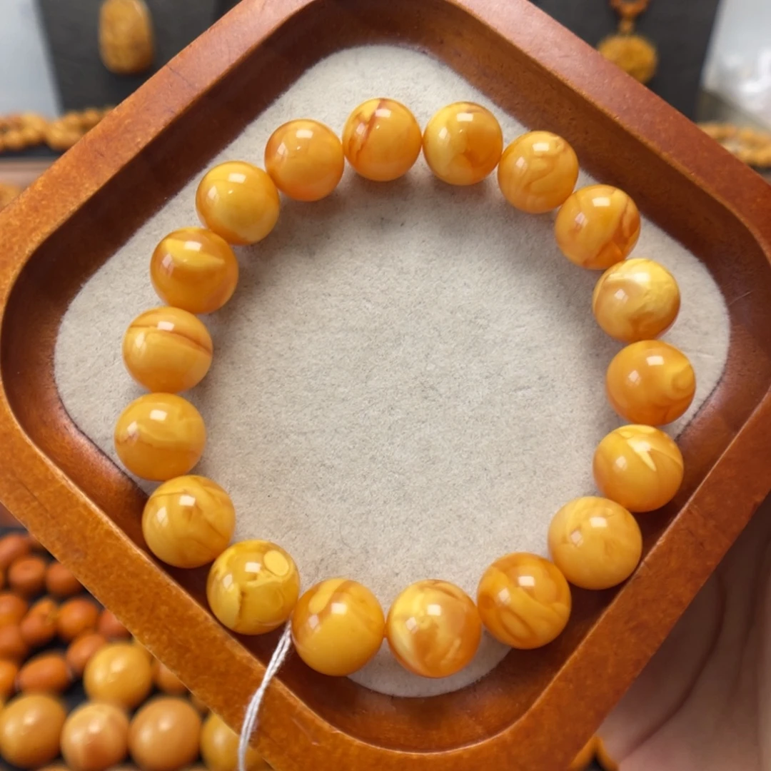 蜜蜡未镶嵌手串蜜蜡