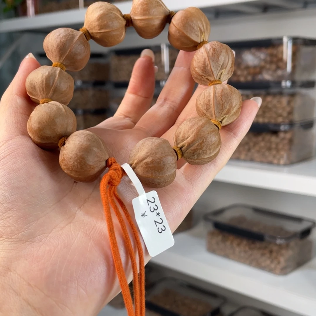 楠***枫橄榄核手串/手链23 23梅林铁核