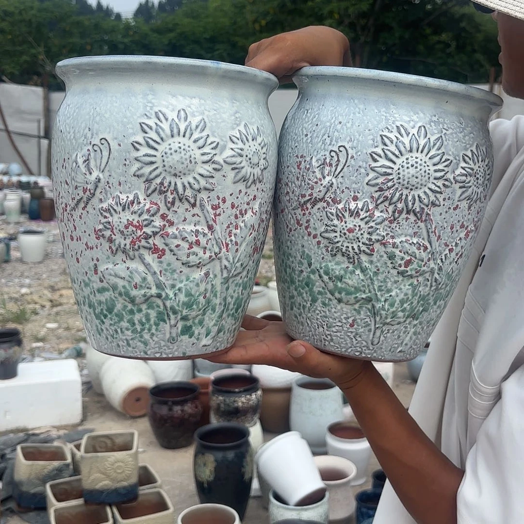 太阳花两个口径19高度25