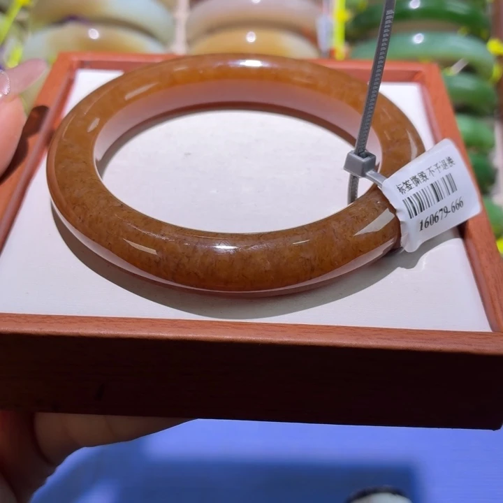 和田玉未镶嵌手镯58号59+