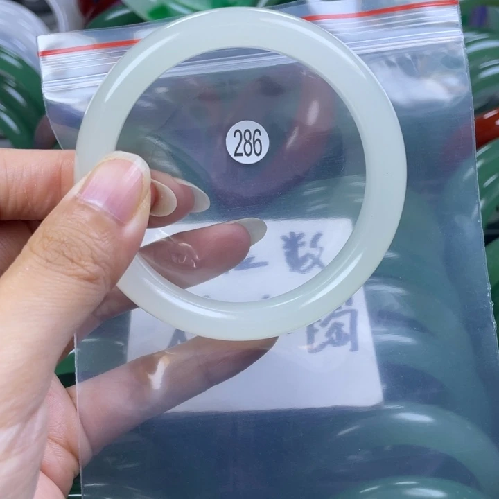 未镶嵌手镯石英质玉5859