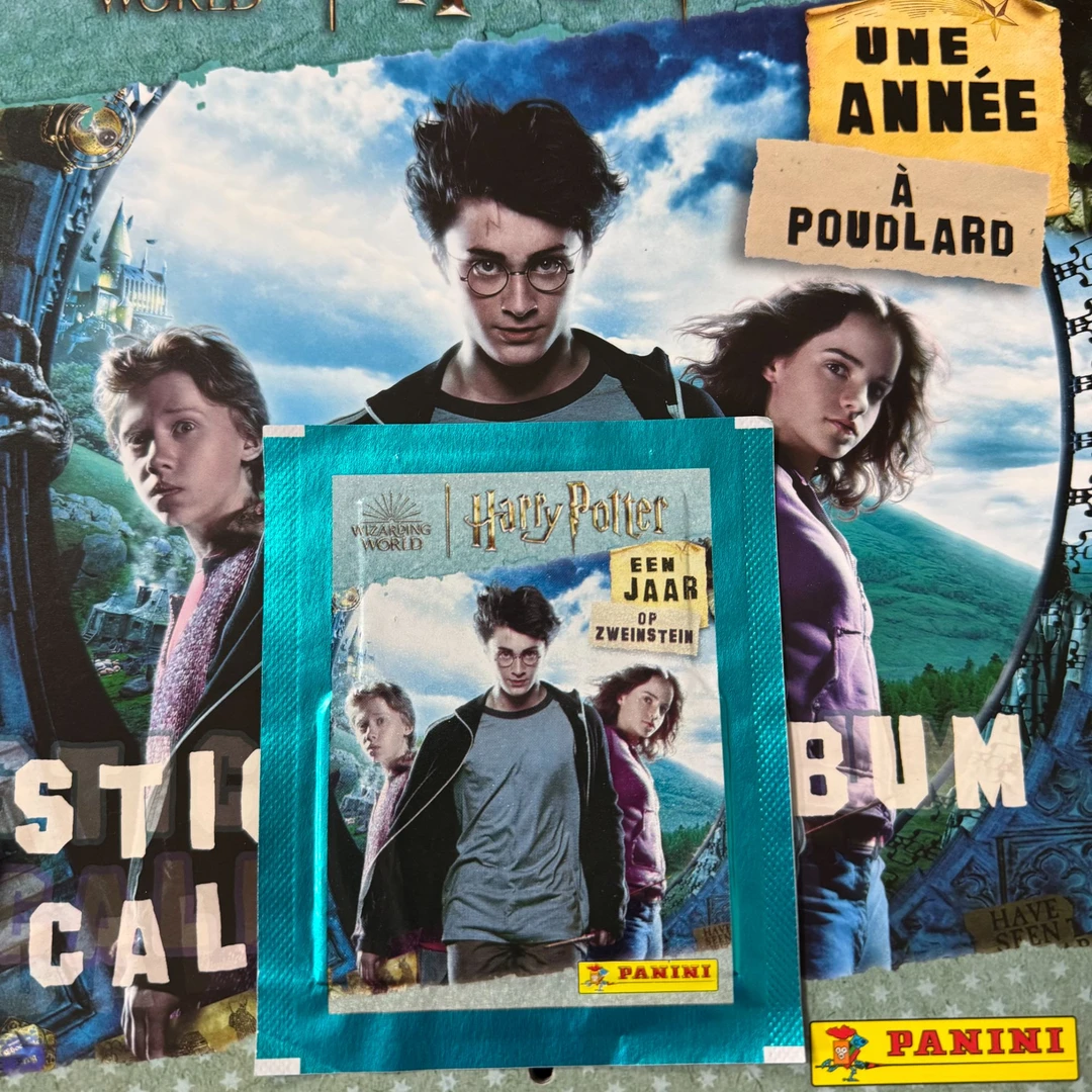 帕尼尼哈利波特霍格沃茨一年贴纸正版卡片盲盒（代拆）