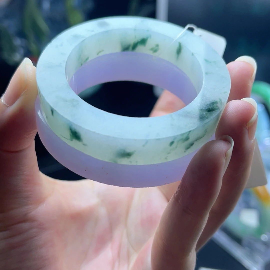 定制翡翠未镶嵌天然翡翠A货手镯