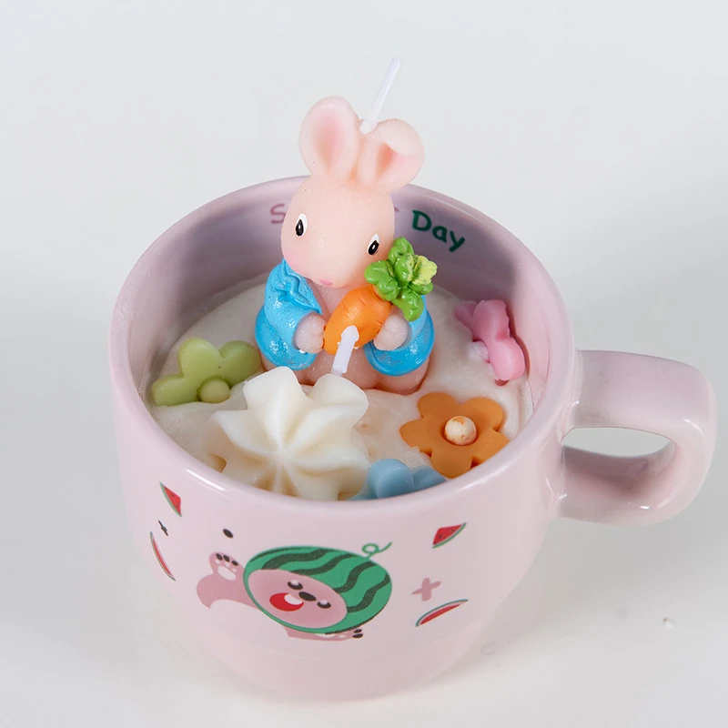 【直播间】手作香薰蜡烛 胡萝卜兔子 馥奇花园