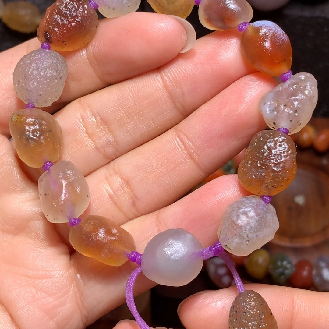 未镶嵌玛瑙/玉髓珠宝半成品