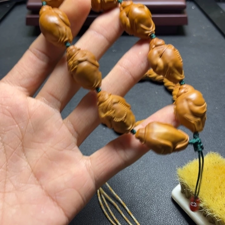手串/手链橄榄核橄榄核雕八大弥勒