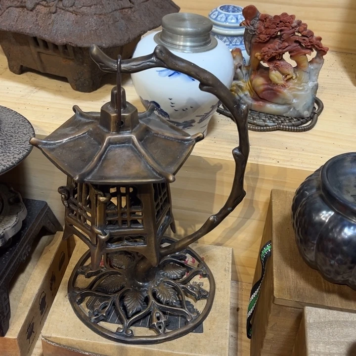铜中古工艺品摆件