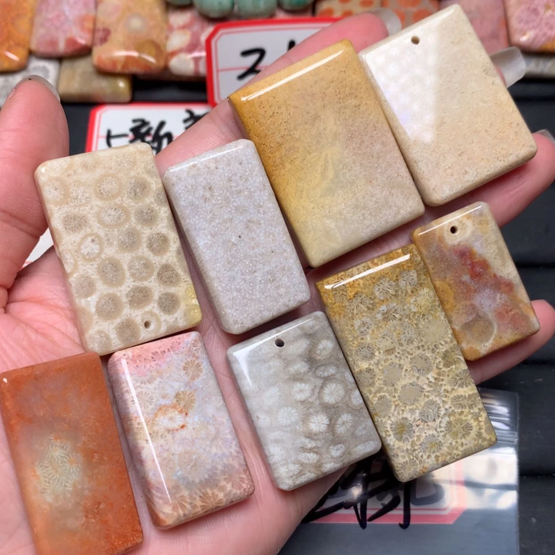 【闪购商品】未镶嵌颈饰硅化玉渔****）