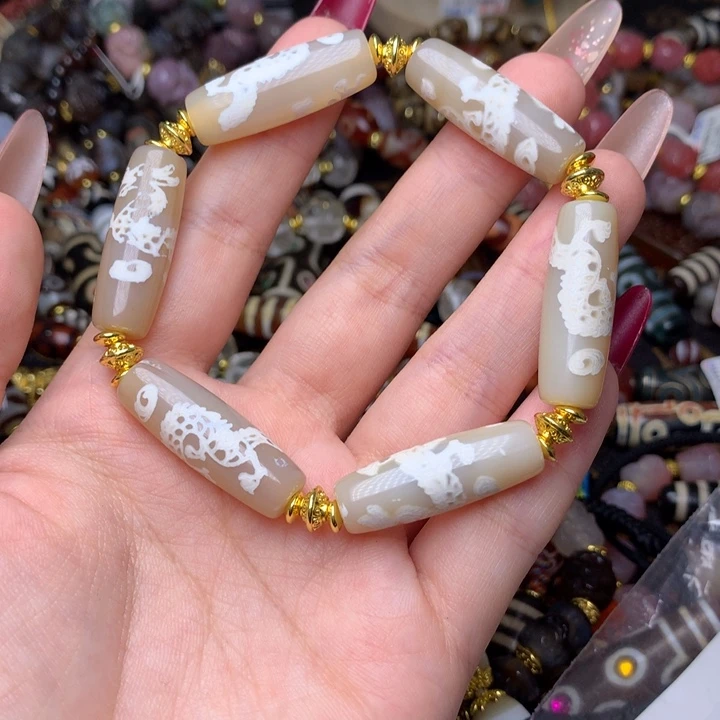 玛瑙/玉髓未镶嵌手链