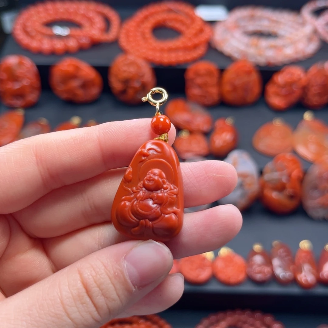 南红玛瑙多圈未镶嵌