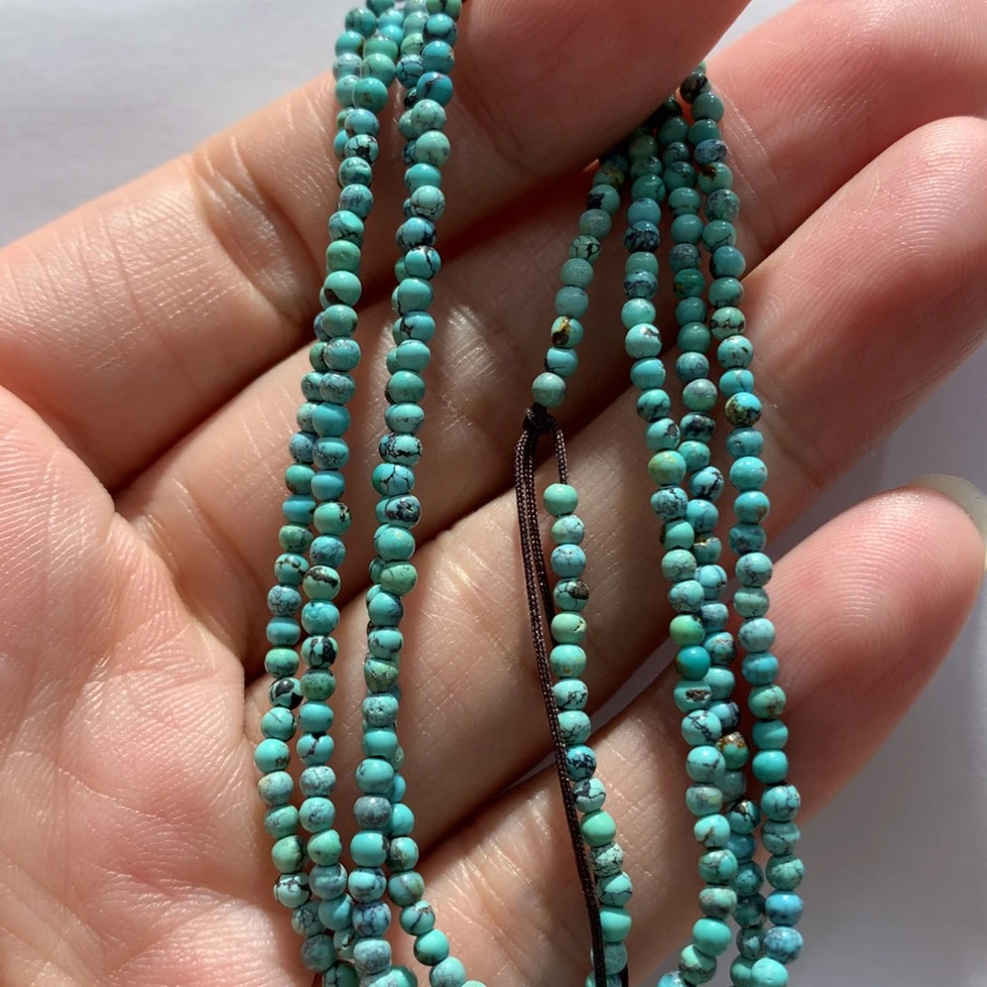 未镶嵌绿松石长链