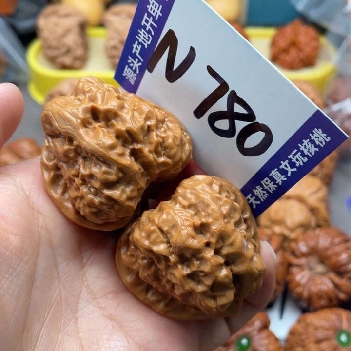 华***上把件文玩核桃蛙蛙41尺