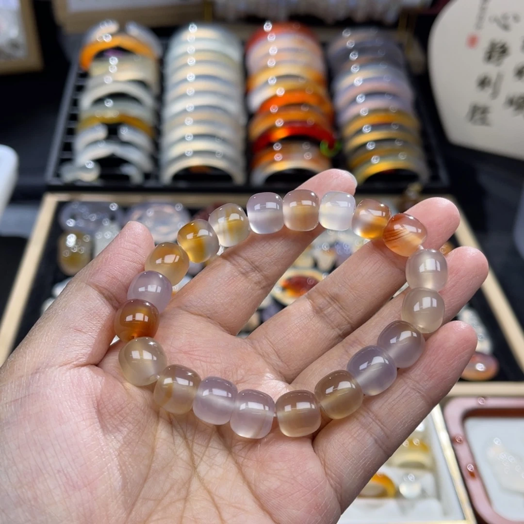 玛瑙/玉髓未镶嵌颈饰
