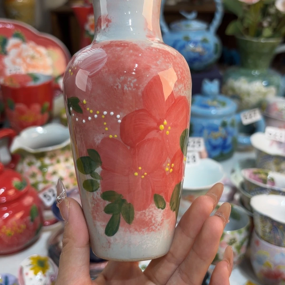 景德镇手绘高温釉下彩陶瓷茶具