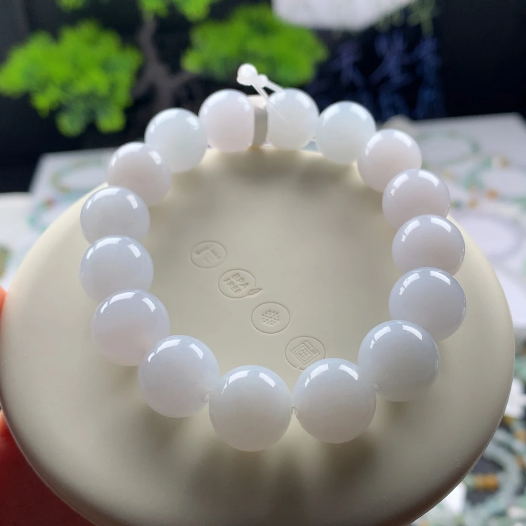 翡翠未镶嵌手链卡12.8