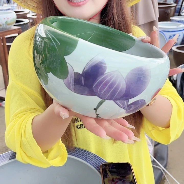 瓷片直径23厘米高13……