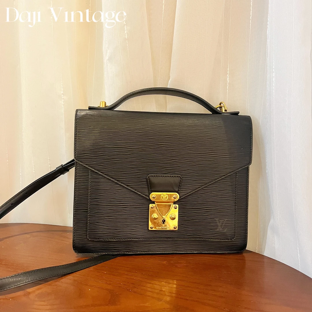 99新 LouisVuitton/路易威登 大吉中古sz/lv水波纹蒙梭