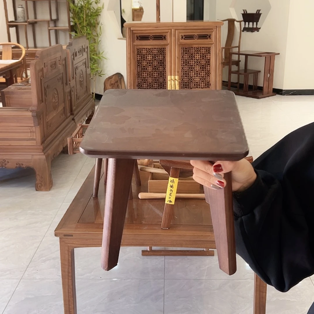 木核桃木全原木小方凳 清仓价